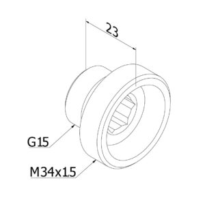 RSK 8182497 Övergångsnippel