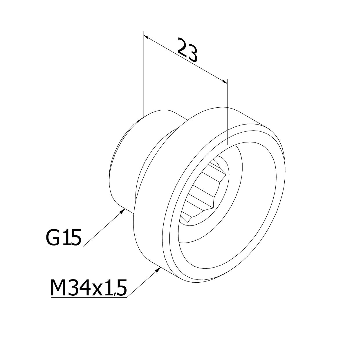 RSK 8182497 Övergångsnippel