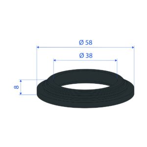 RSK 8597225 Gummipackning