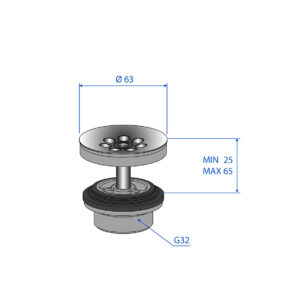 RSK 8573600 Bottenventil
