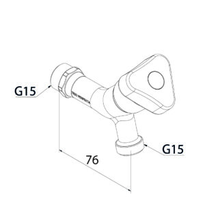 Tappventil G15, standard