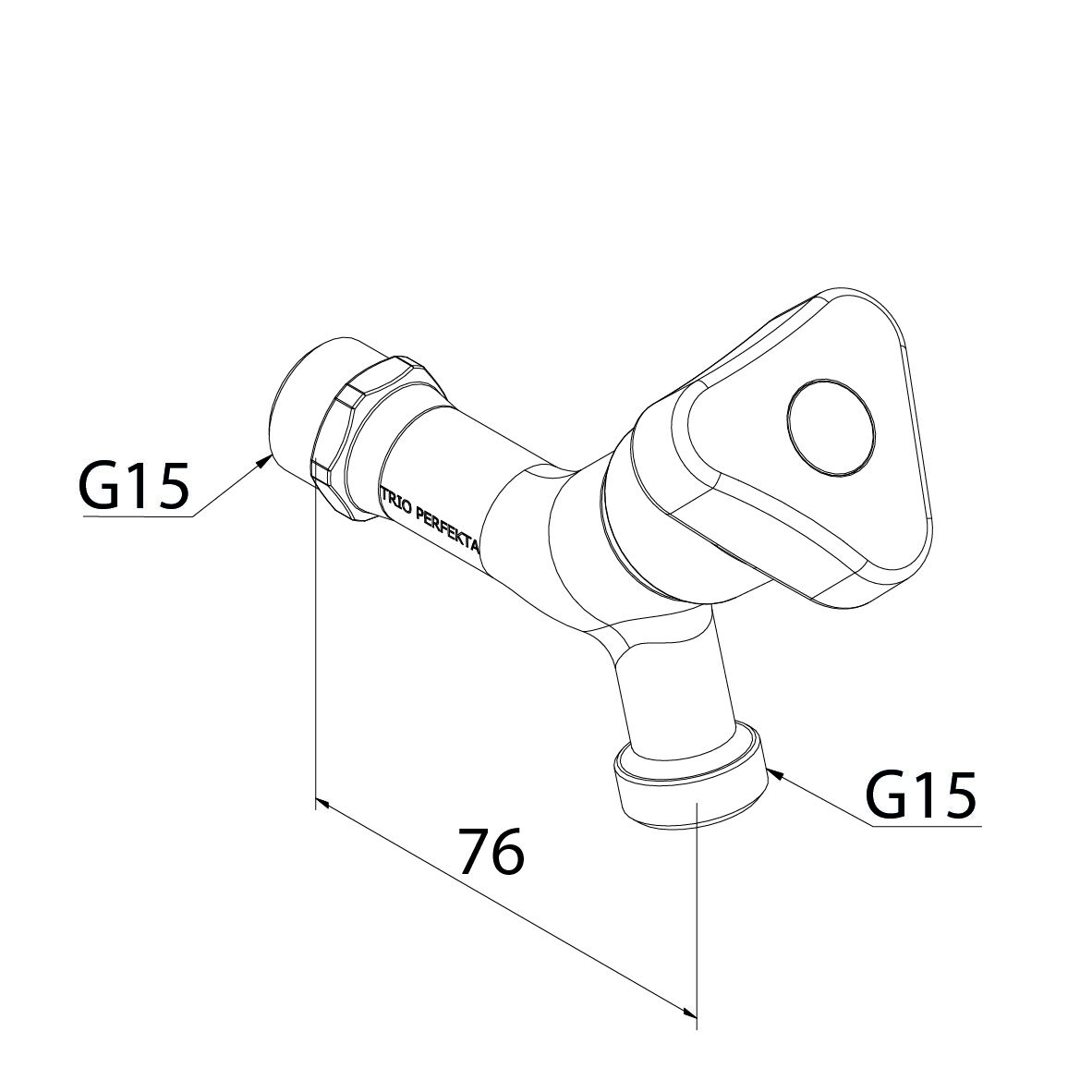 Tappventil G15, standard