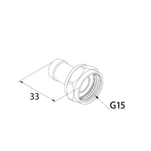 Slangkoppling G15