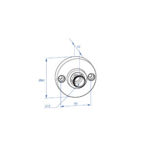 RSK 8505120 Ventilfäste