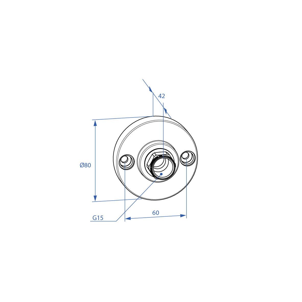RSK 8505121 Ventilfäste