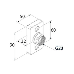 Väggbricka 1, Design Line