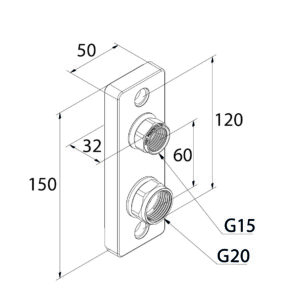 978109m Väggbricka 2, Design Line